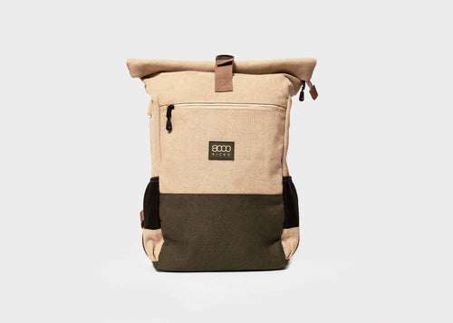 Everyday Rygsæk i beige og grøn